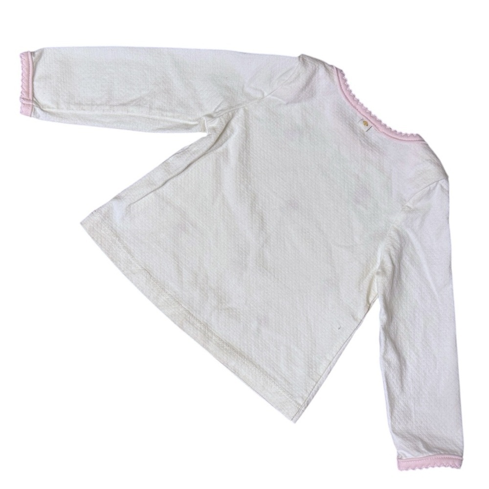 Kate Spade Baby Girl 3-Piece Floral Outfit Set Bib Top Pants Pink White - Picture 6 of 12